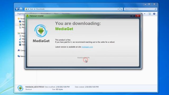 MediaGet installation (english version) смотреть онлайн