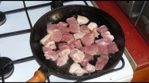 Турецкий горох (он же нут) с мясом. Рецепт как приготовить.