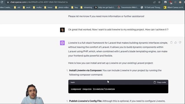 Creating a Website using ChatGPT & Laravel - My Experience (Part 1) смотреть онлайн