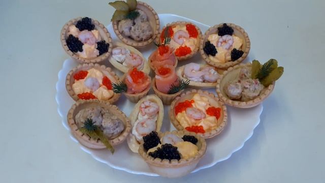 ????# ТАРТАЛЕТКИ и БУТЕРБРОДИКИ ?с морепродуктами #???? 100% КРАСОТААА? смотреть онлайн