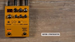 Boss OD-200 - Sound Demo (no talking)