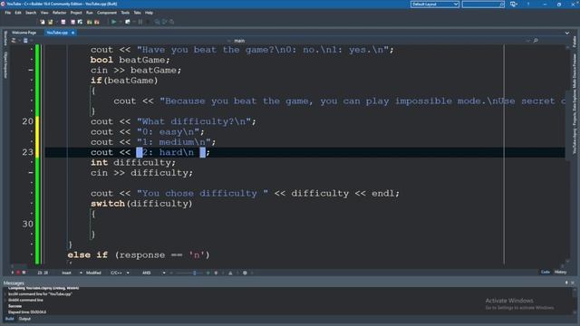 Switch Statement - C++ Tutorial 11 смотреть онлайн