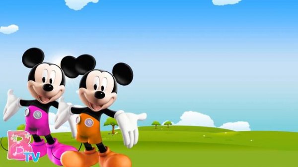 Mickey Mouse Colours FINGER FAMILY Nursery Rhymes & Kids Songs