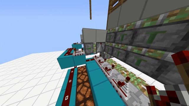 Working Castle Gate, 3 blocks high, NO sand/gravel #Minecraft java 1.16 1.17 смотреть онлайн