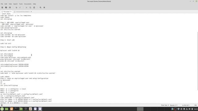 LXC and LXD -Creating unprivileged containers and setup of unprivileged user смотреть онлайн