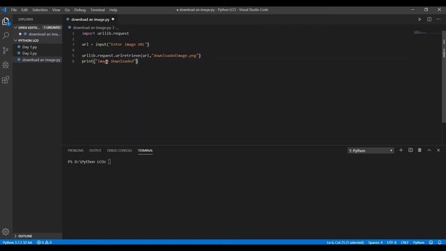 How to download an Image using Python смотреть онлайн