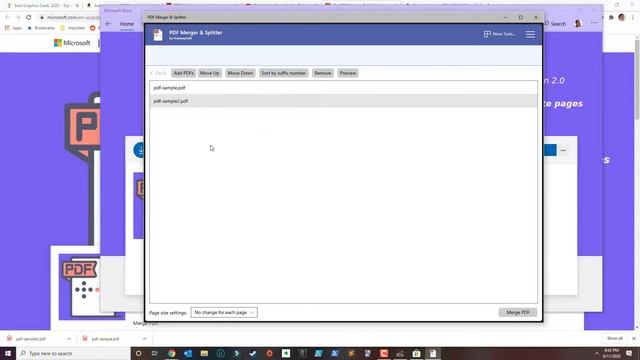 How to merge pdf in Windows 10 - Free Method смотреть онлайн