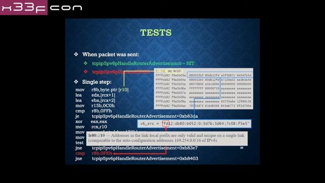 07. Windows 10 TCP/IP RCE - from the patch to the screen of death by Adam 'pi3' Zabrocki смотреть онлайн