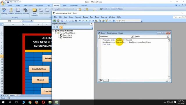 Excel Tutorial: Cara merubah / menampilkan status bar dengan windows username смотреть онлайн
