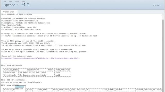 A short intro to Pash, the Pentaho Analysis Shell смотреть онлайн