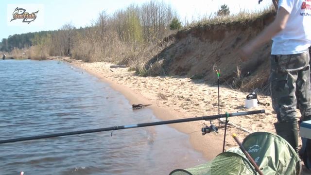 Ловля карася на Десногорском водохранилище. 20.04.2014г смотреть онлайн