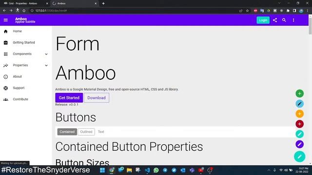 Creating Bootstrap Clone Live Stream 1 | Amboo CSS смотреть онлайн
