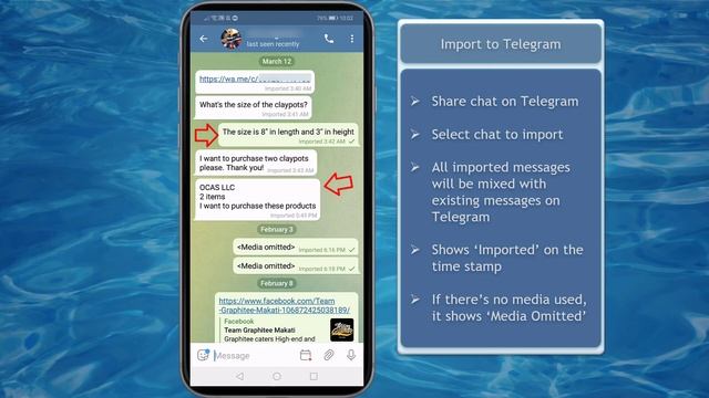 How to transfer your Whatsapp messages to Telegram смотреть онлайн