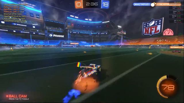Rocket league but 990 ping смотреть онлайн