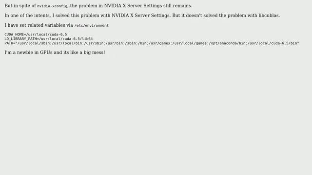Ubuntu: Can't use nvidia GPU optimization (libcublas.so) (2 Solutions!!) смотреть онлайн
