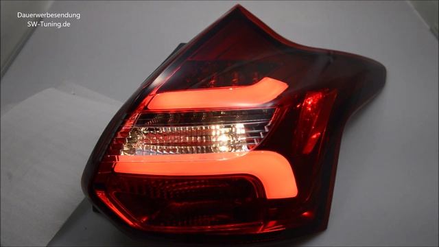 SW-Celi LED Rückleuchten für Ford Focus Mk3 CB8 DYB 11-15 5Türer-Fließheck Lightbar red SW-Tuning смотреть онлайн