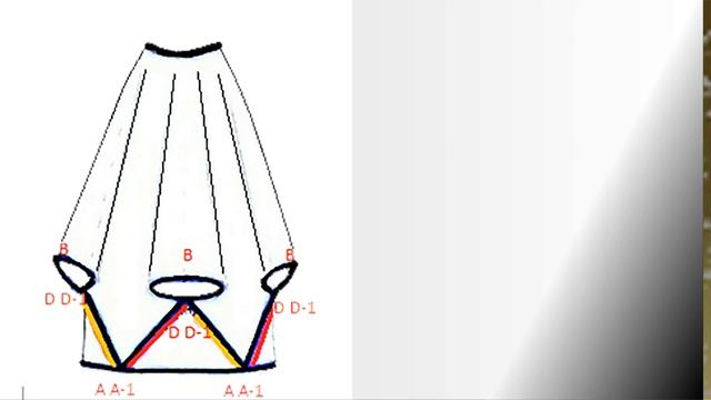 как сшить юбку из круга по теореме пифагора смотреть онлайн