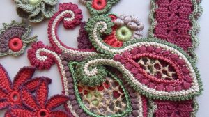 Ирландское кружево - Мотив "Пейсли", часть 1.