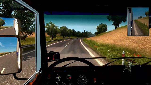 Euro Truck Simulator 2 Едем в Ужгород Рейс №7 Руль Logitech Force GT смотреть онлайн