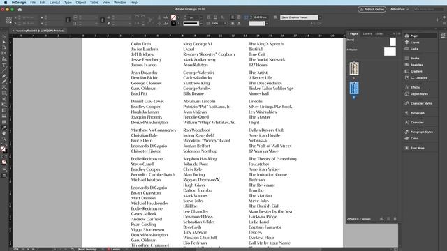 InDesign - Cách Chuyển Table Từ Word Vào InDesign -  How To Copy Table From Word To InDesign
