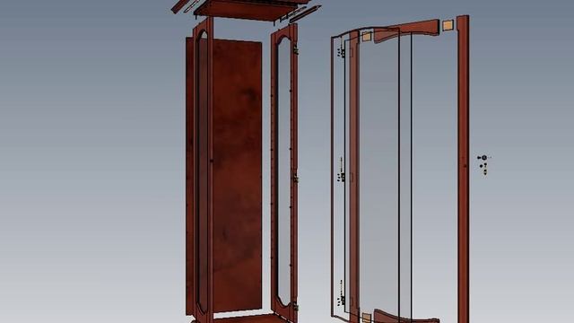 3D Furniture in Autodesk Inventor, Display Cabinet.avi смотреть онлайн