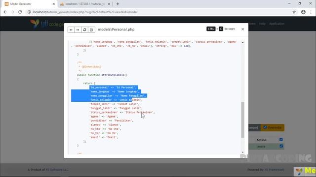 9. Cara Membuat CRUD Menggunakan Gii - Yii2 Tutorial Indonesia смотреть онлайн