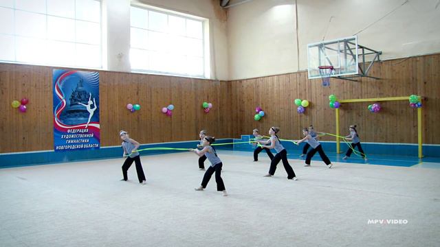 Выступления по художественной гимнастике - Яблочко смотреть онлайн