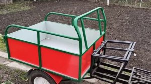 Прицеп для мотоблока Форте, своими руками.