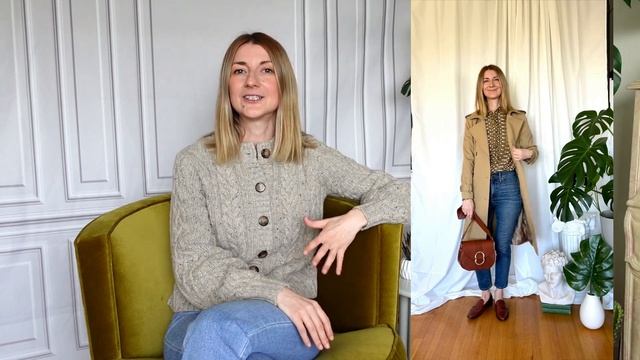 Sezane Scott Trench Coat | 10 Ways to Style a Trench Coat | Spring Style Outfits смотреть онлайн