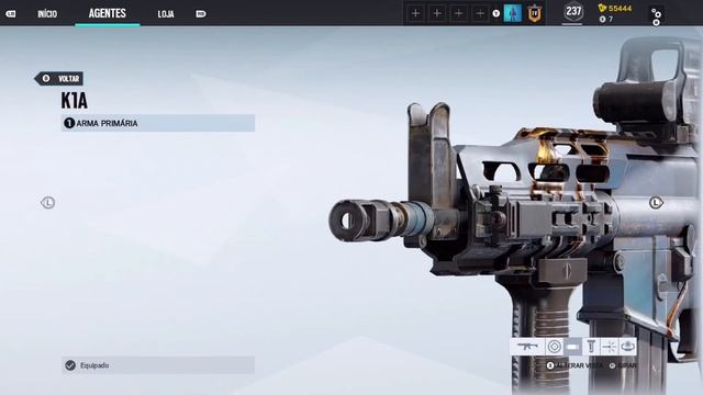 RAINBOW SIX SIEGE - Noble Metal Legendary Weapon Skin - K1A Vigil - Crystal Guard #236 смотреть онлайн