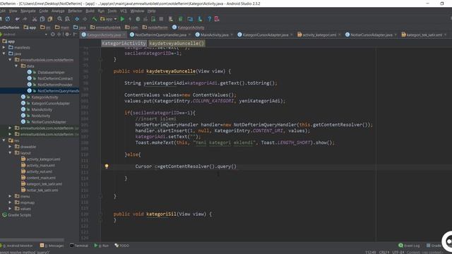 35 Kategori Activity Bölüm 2 | Android Content Provider | Storage | Sqlite Dersleri смотреть онлайн