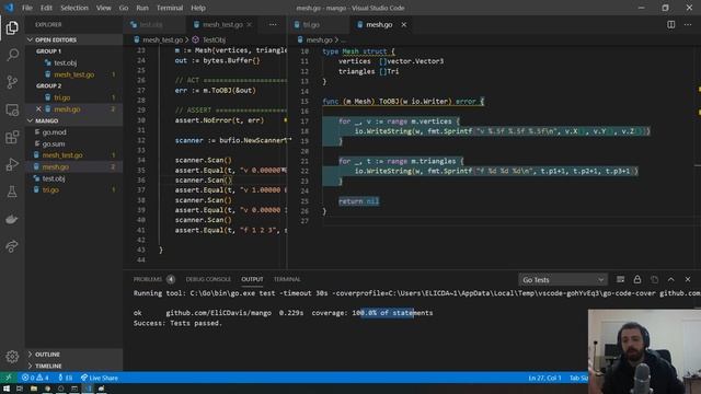 3D Mesh Generation In Golang | # 1 | Intro To Geometry and OBJ File Format смотреть онлайн