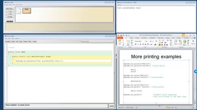 Lesson 01 (Java Output) смотреть онлайн