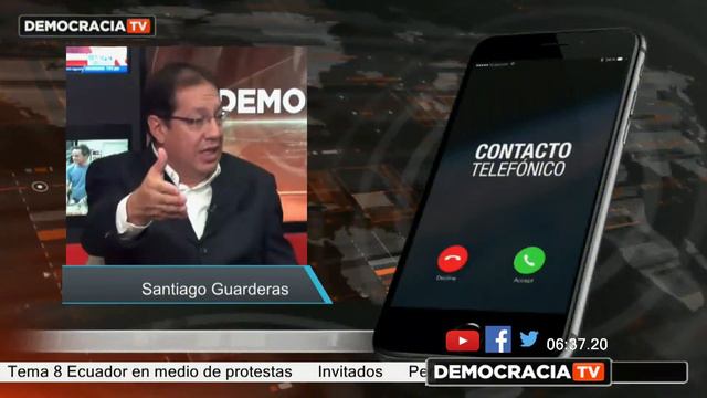 Evaluación de las marchas que afectan a Quito, con el Doctor Santiago Guarderas I Alcalde de Quito смотреть онлайн