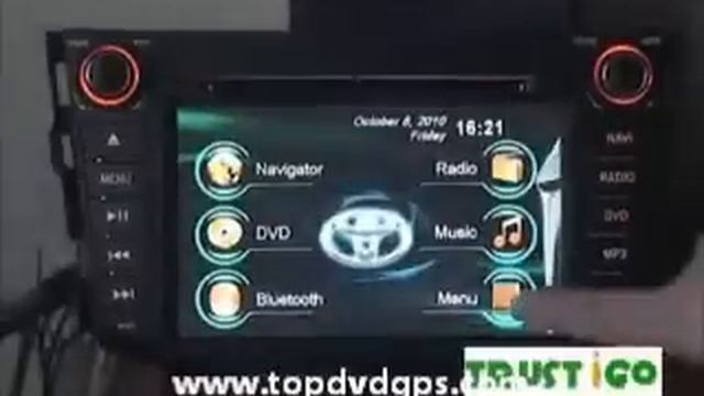 RAV4 Navigation Stereo DVD GPS Navigator www.topdvdgps.com смотреть онлайн
