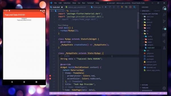 Основы Flutter + Provider #2. Что такое Provider. ChangeNotifierProvider()