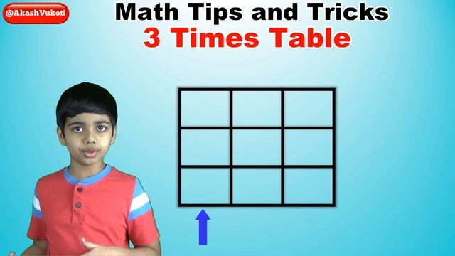 Learn 3 Times Multiplication Table | Easy and fast way to learn | Math Tips and Tricks смотреть онлайн