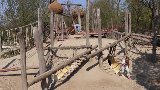 Детский отдых в Австрии. Зоопарк Шёнбрунн. смотреть онлайн