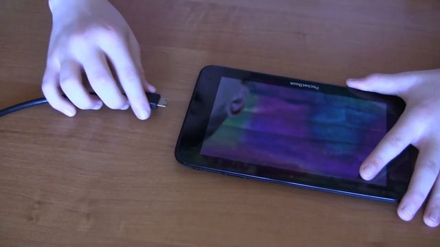 Как подключить планшет (видеокамеру) к монитору (телевизору) через HDMI на mini HDMI кабель смотреть онлайн