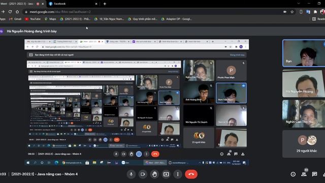 Meet 2021 2022 1 Java nâng cao Nhóm 4 Google Chrome 2021 10 15 07 38 45 смотреть онлайн