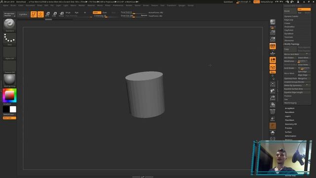 05 Zbrush для начинающих | Симметрия (Урок) смотреть онлайн