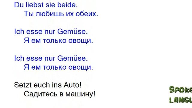 Быстро и легко выучить немецкий язык курс урок Сборник фраз 08 смотреть онлайн