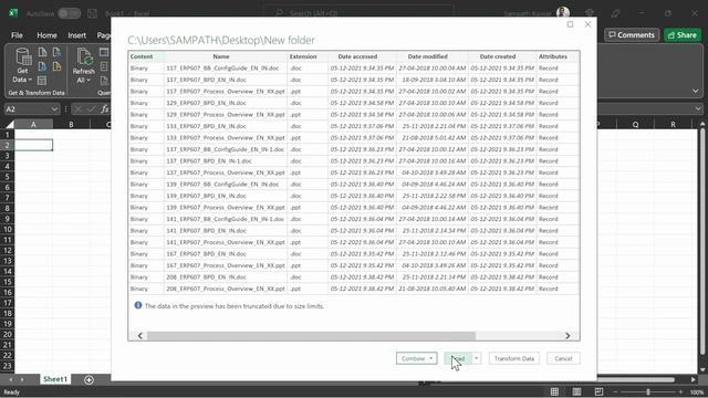 How to Import File Names to Excel Through Power Query смотреть онлайн