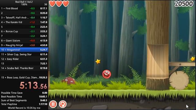 10:18 WR Speedrun || Red Ball 4 Vol.2 - 100%