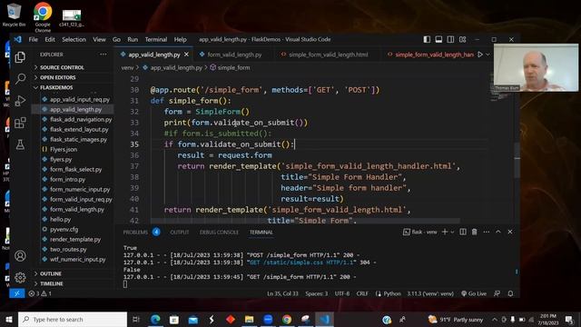 Python Flask WTForms Demo: Length Validator смотреть онлайн