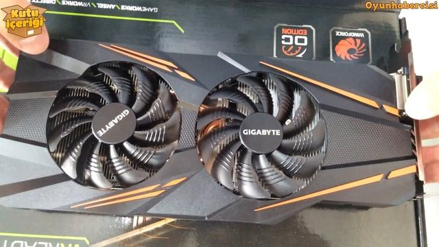 Kutu İçeriği - Gigabyte GeForce GTX 1070 WINDFORCE OC смотреть онлайн
