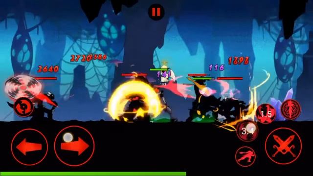 NINJA GAMEPLAY | LEAGUE OF STICKMAN 2020 on android смотреть онлайн