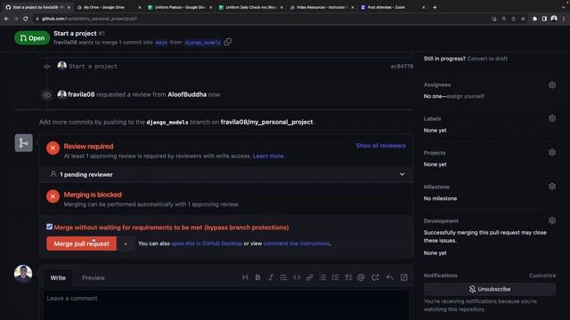 W10D3: Managing Branches смотреть онлайн