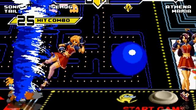 Sonic and Tails vs Athena and Maria MUGEN Battle!!! смотреть онлайн