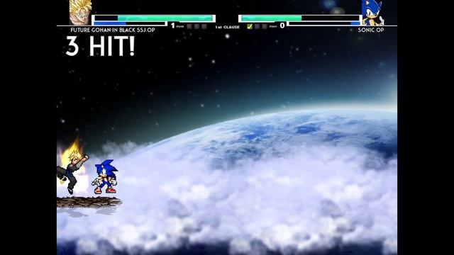 Future Gohan Black SSJ OP (New) VS Sonic Chaos OP (all form) in Jump Force Mugen смотреть онлайн